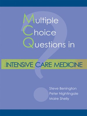 cover image of MCQs in Intensive Care Medicine